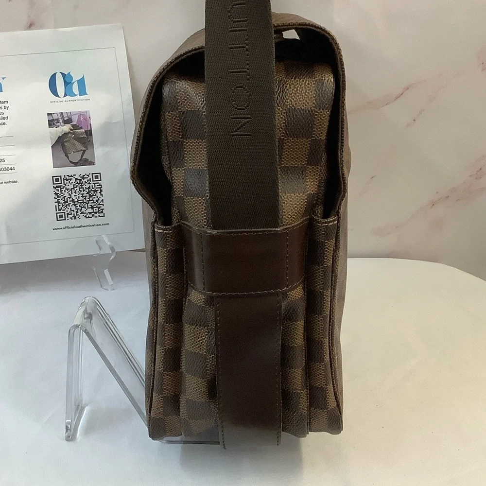 GUC Louis Vuitton Naviglio Damier Ebene Messenger